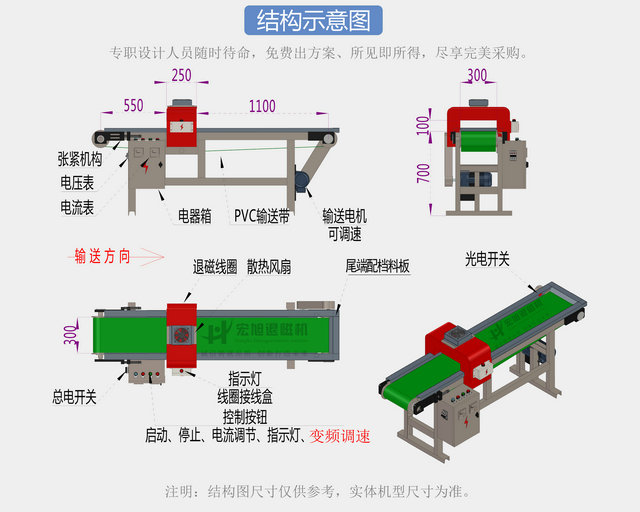 退磁機三維圖